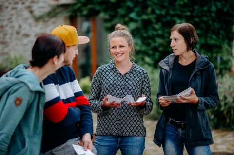 Team von Mitarbeitenden des Freiwilligenbüro aktive hohe börde